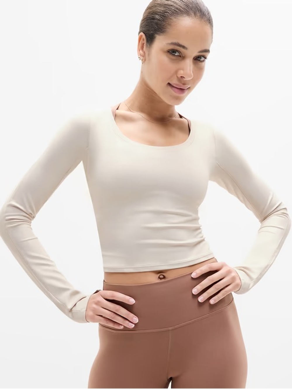Athleta Transcend Crop Top size L